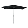 Parasol 3x3 mtr. zwart (incl. voet)