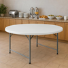 Tafel inklapbaar rond wit Ø150 cm