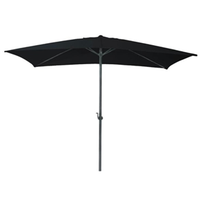 Parasol 3x3 mtr. zwart (incl. voet)