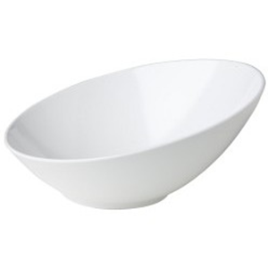 Melamine schuine saladebowl (36x34cm)