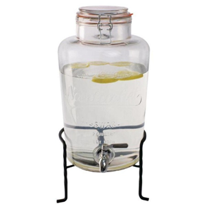Glazen waterdispenser met standaard | 8,5 liter